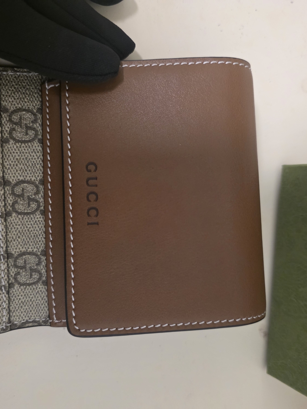 Gucci Brown Leather Wallet - GUCCI Logo - Picture 7 of 14